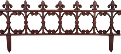 Bordure de jardin en fonte Fleur de lys
