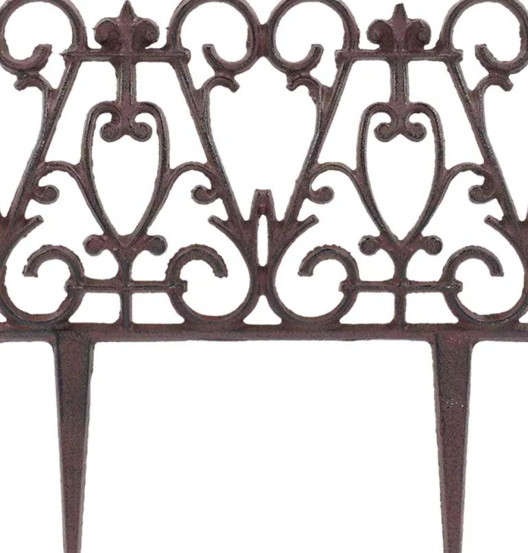 Bordure de jardin en fonte victorienne (Unitaire)