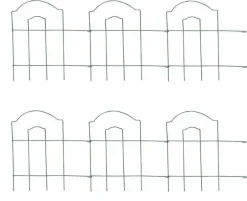 Bordure de jardin en métal Lawn 3m (Lot de 6)
