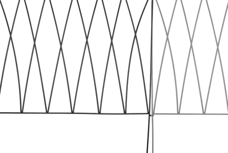 Bordure de jardin en métal 58 x 0.6 x 57 cm Vagues