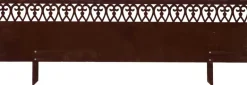 Bordure jardin haute en acier effet rouille Volute