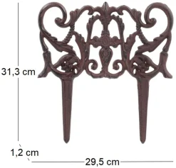 Bordurette en fonte Elegance (Unitaire)