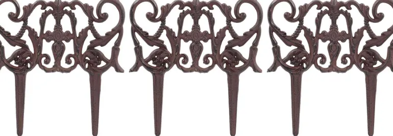 Bordurette en fonte Elegance (Lot de 3)