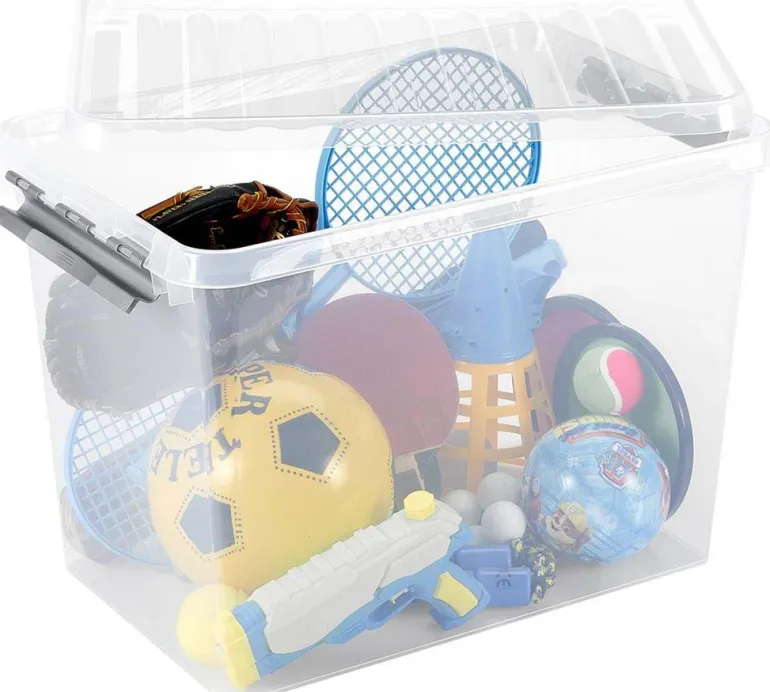 Boîte de rangement en plastique Q-line (72 litres)