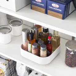 Boîte de rangement rotative en plastique Tower
