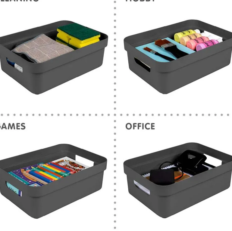 Boîte de rangement Sigma Home Box 9L (Anthracite)