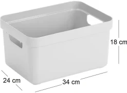 Boîte de rangement Sigma Home Box 5 litres (Blanc)
