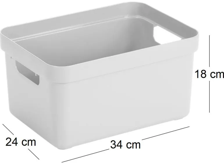 Boîte de rangement Sigma Home Box 5 litres (Blanc)