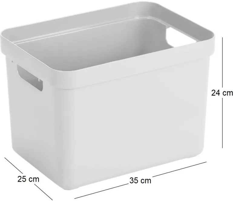 Boîte de rangement Sigma Home Box 18L (Blanc)