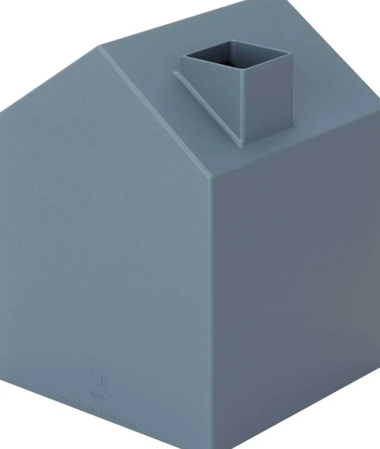 Boîte à mouchoirs Maisonnette (Bleu ardoise)