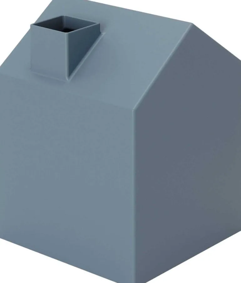 Boîte à mouchoirs Maisonnette (Bleu ardoise)