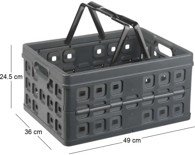Boîte pliante avec poignée Square 32L