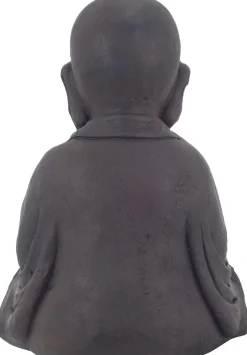 Bouddha en magnésie avec bougeoir intégré