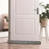 Boudin de porte avec illustrations 80 cm (Noir avec citation)