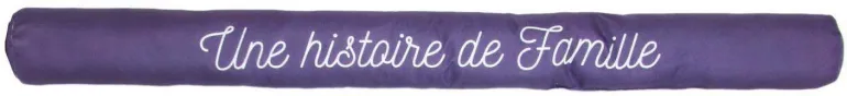 Boudin de porte avec illustrations 80 cm (Violet avec citation)
