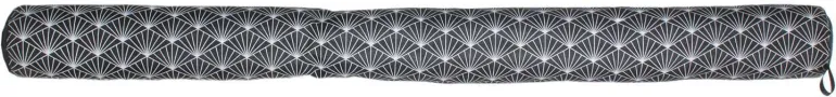 Boudin de porte avec illustrations 80 cm (Noir et blanc avec motifs)