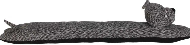 Boudin de porte Chien 85 cm (Noir)