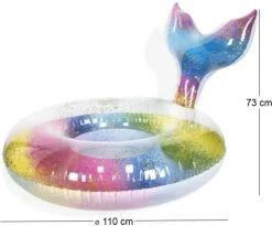 Bouée gonflable sirène 110 cm