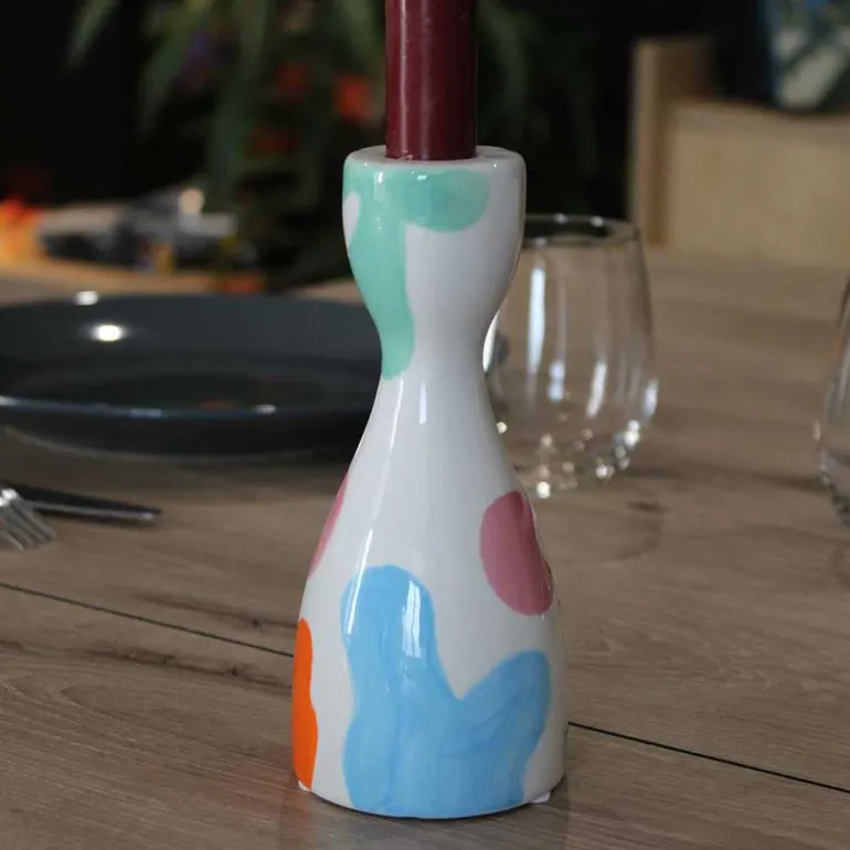 Bougeoir en céramique Nino