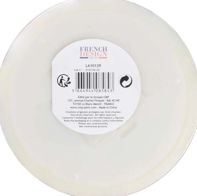 Bougie LED Exotique 15 cm (Zèbre)