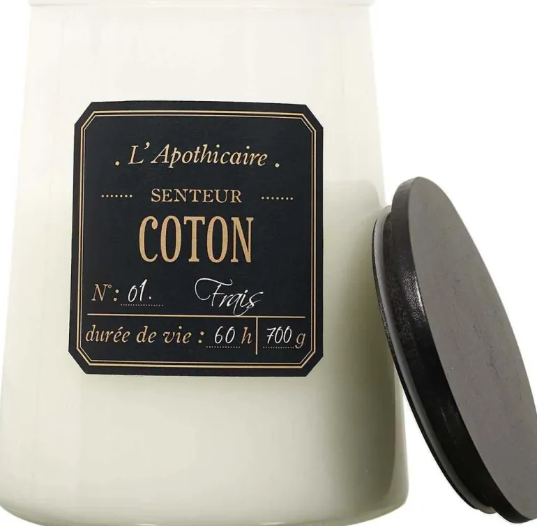 Bougie parfumée Alchimiste 16 cm (Senteur coton)