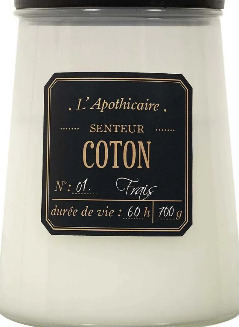 Bougie parfumée Alchimiste 16 cm (Senteur coton)