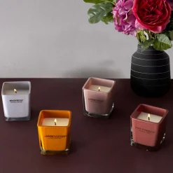 Bougie parfumée carrée Nude 7 cm (Blanc)