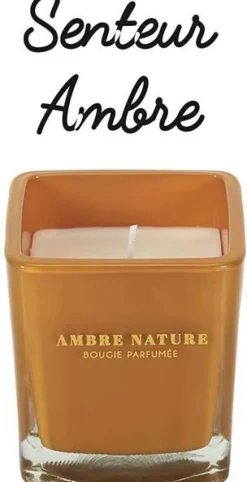 Bougie parfumée carrée Nude 7 cm (Lot de 4)