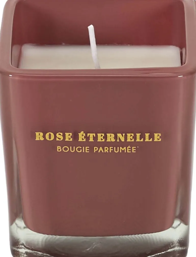 Bougie parfumée carrée Nude 7 cm (Rose des bois)