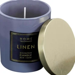 Bougie parfumée couvercle en métal Fragrance 9 cm (Lot de 5)