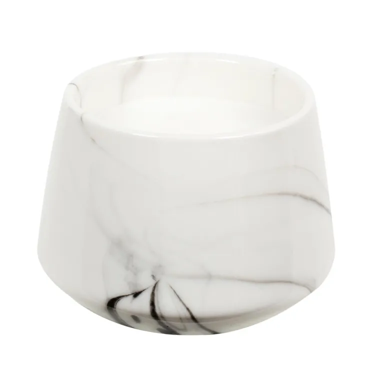 Bougie parfumée en pot Marble 6.5 cm (Lot de 2) (6,5 x 8,5 cm)
