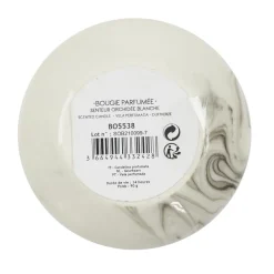 Bougie parfumée en pot Marble 6.5 cm (Lot de 2) (6,5 x 8,5 cm)