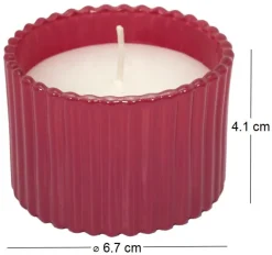 Bougie parfumée message caché 6 cm (4 modèles assortis)