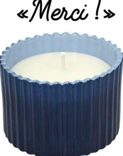 Bougie parfumée message caché 6 cm (Merci)