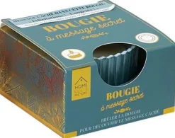 Bougie parfumée message caché 6 cm (Félicitations)