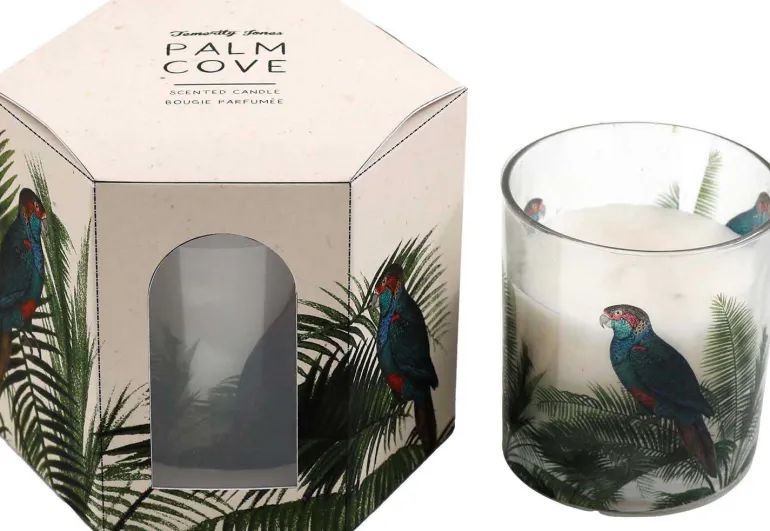 Bougie parfumée tube Palm (Lot de 2)