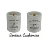 Bougie senteur cachemire pot en ciment (Zen attitude)