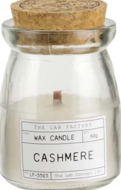Bougies parfumées couvercle en liège 8.5 cm (Lot de 4)