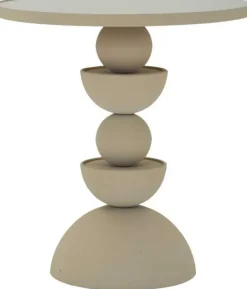 Bout de canapé avec plateau miroir Dune (Modèle 2)