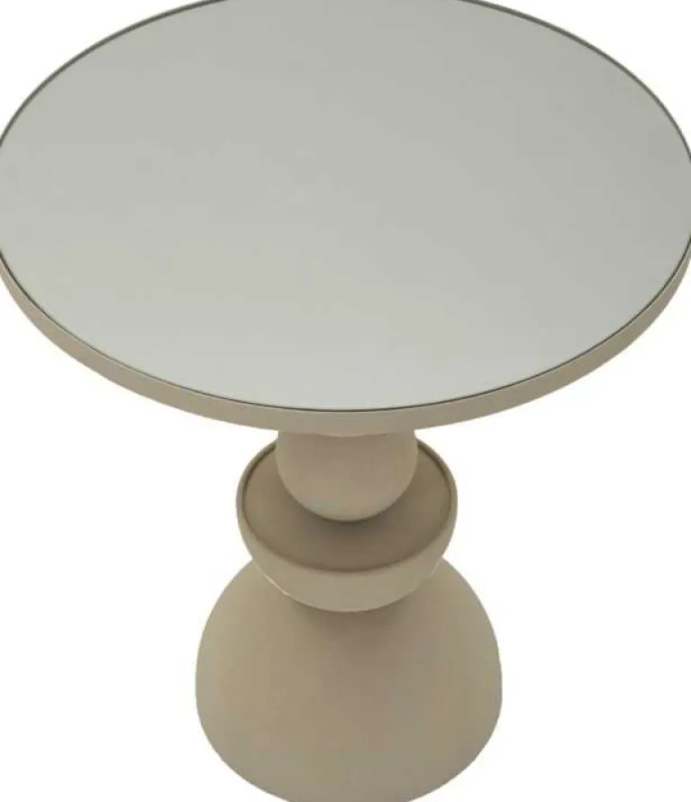 Bout de canapé avec plateau miroir Dune (Modèle 1)