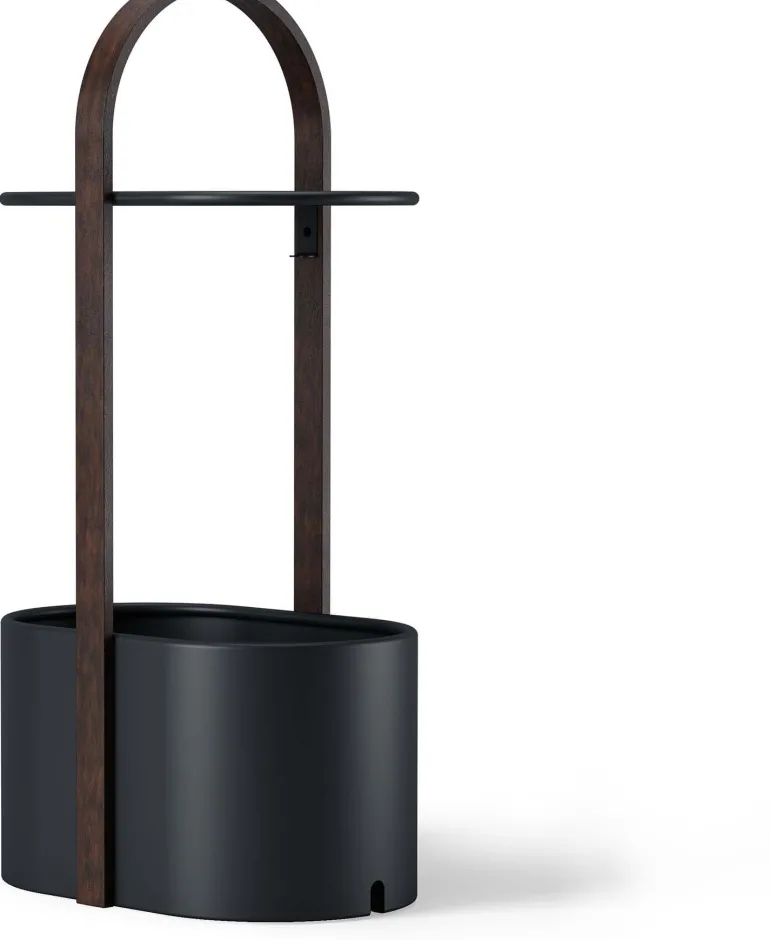 Bout de canapé design range magazine et tablette Hub