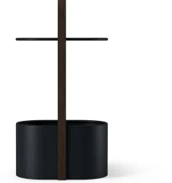 Bout de canapé design range magazine et tablette Hub