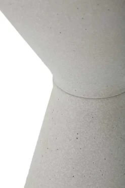 Bout de canapé en métal et céramique Double 44.5 x 63 cm