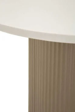 Bout de canapé en métal et marbre artificiel Frankfurt (Modèle 3)