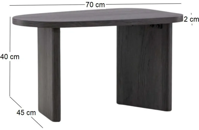 Bout de canapé 45 x 75 cm Grönvik