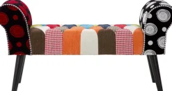 Bout de lit en tissu Panca Imperial 102 x 31 x 54 cm