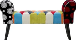 Bout de lit en tissu Panca Imperial 102 x 31 x 54 cm