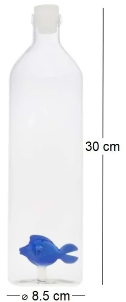 Bouteille décorative en verre Atlantis 1.2 L (Poisson)