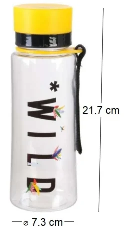 Bouteille de transport en plastique Exotique 55 cl (Jaune)