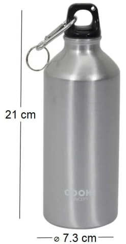 Bouteille de transport simple paroi 60 cl